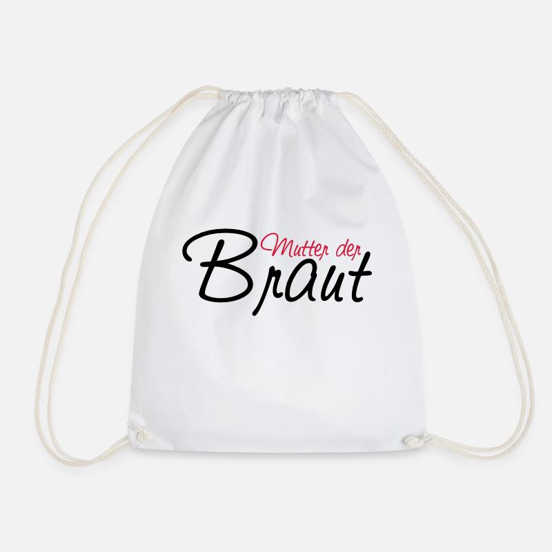 mutter_der_braut - Drawstring Bag - white