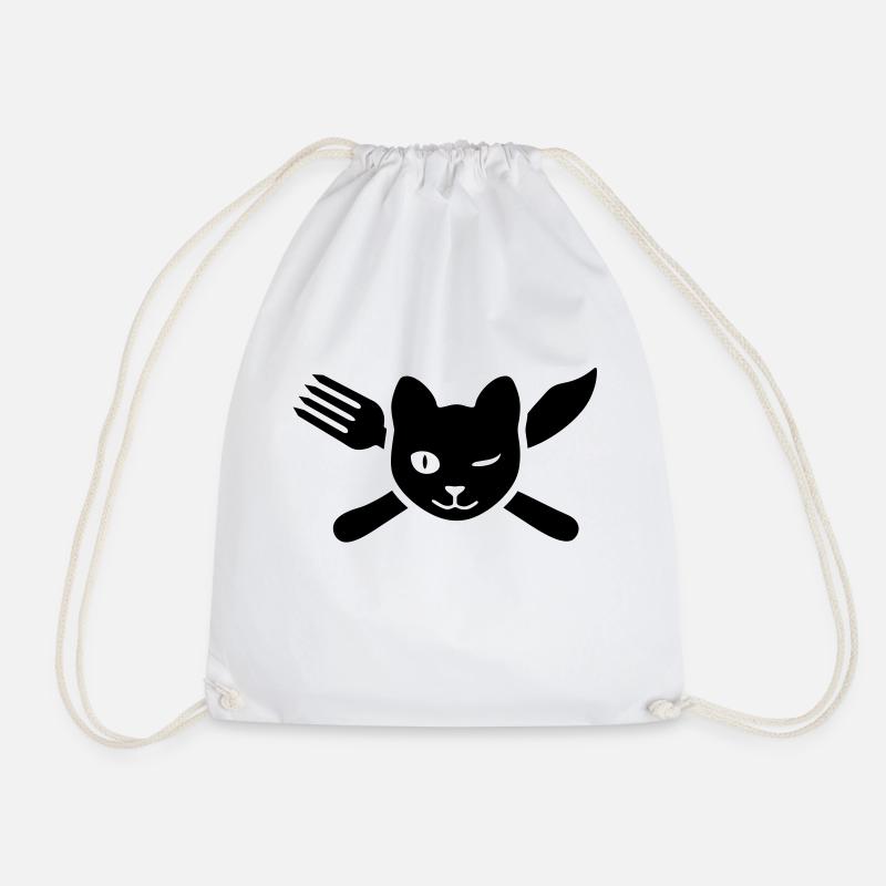 fm2_kuechenmieze - Drawstring Bag - white