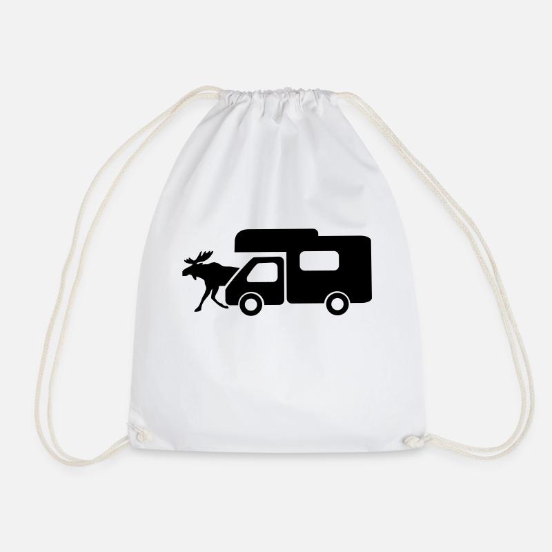 Wohnmobil - Turnbeutel - Weiß