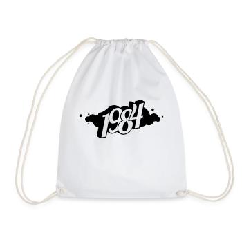 PRODUCT OF 1984 - Drawstring Bag - white - Front