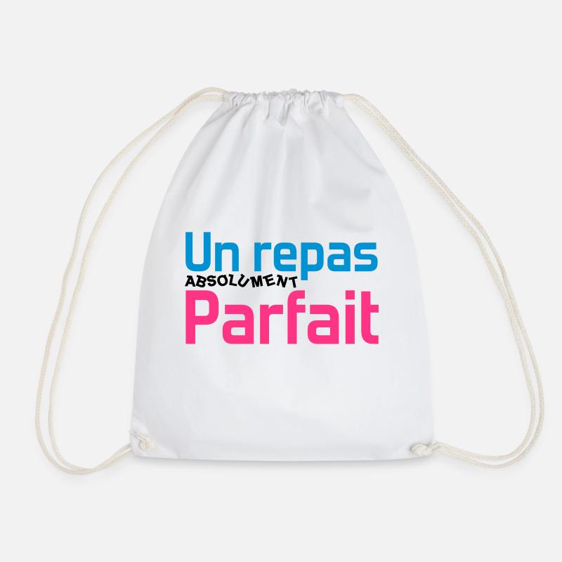 Un repas absolument parfait - Sac de sport léger - blanc
