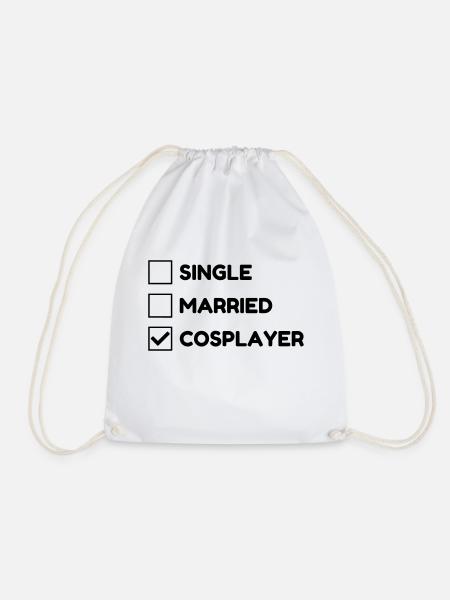Cosplay / Cosplayer / Manga / Geek - Turnbeutel - Weiß