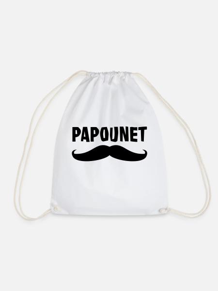 Papounet - Sac de sport léger - blanc