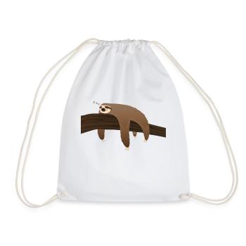 Sloth Relax Chill Nap sleep - Sac de sport léger - blanc - Devant