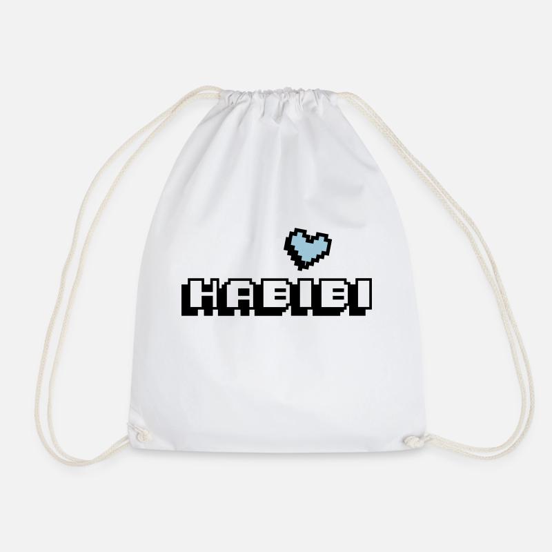 Habibi - Turnbeutel - Weiß