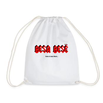 Besa Besë - Turnbeutel - Weiß - Vorne