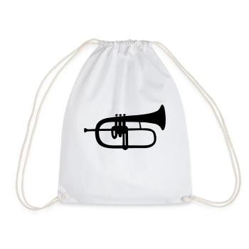 flugelhorn - Sac de sport léger - blanc - Devant
