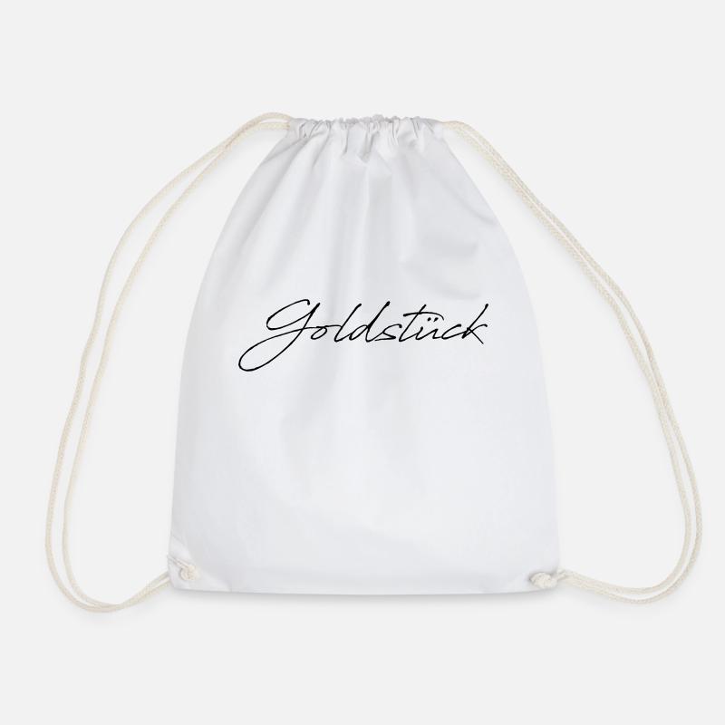 Goldstück- für seinen Liebsten - Turnbeutel - Weiß