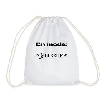 En mode guerrier - Sac de sport léger - blanc - Devant