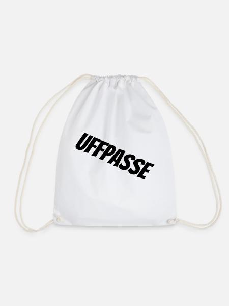 Uffpasse - Turnbeutel - Weiß