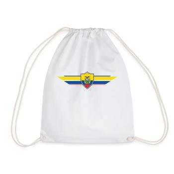 Ecuador Fan World Cup - Drawstring Bag - white - Front