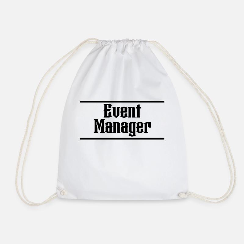 Design Event Manager - Drawstring Bag - white