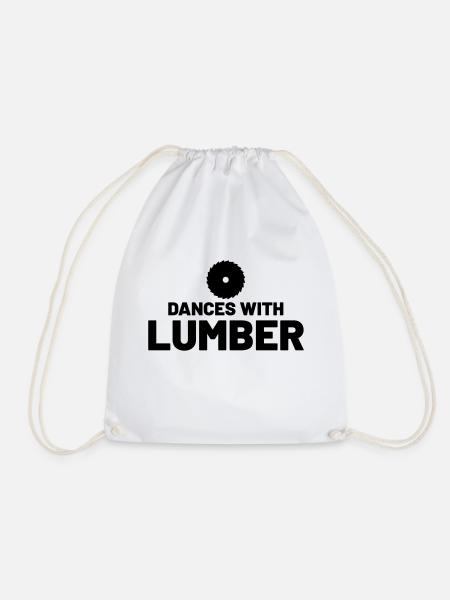 Dances with Lumber - Turnbeutel - Weiß
