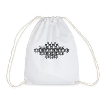 ANNEAUX SUR ANNEAUX - Sac de sport léger - blanc - Devant