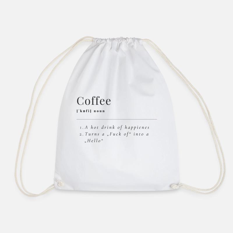 Coffee Definition - Turnbeutel - Weiß