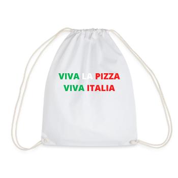 Viva la pizza - Viva Italia - Sac de sport léger - blanc - Devant