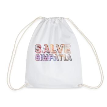 Salve Simpatia - Drawstring Bag - white - Front