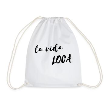 Vida Loca - Wild Life Citation Espagnole Design - Sac de sport léger - blanc - Devant