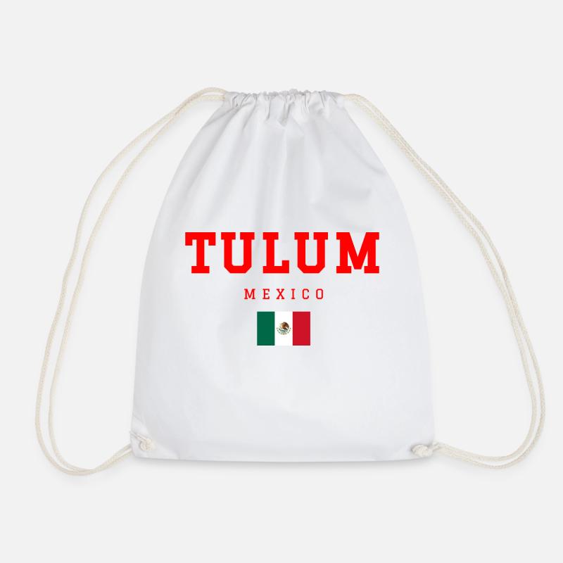 Tulum Mexiko - Turnbeutel - Weiß