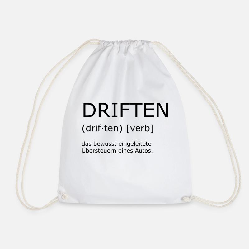 Driften - definition - Turnbeutel - Weiß