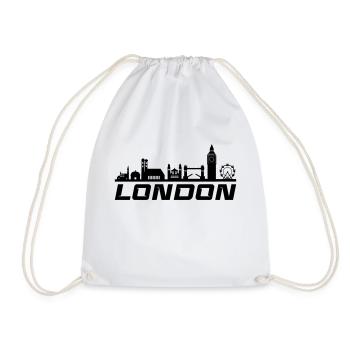 london skyline 1 - Turnbeutel - Weiß - Vorne