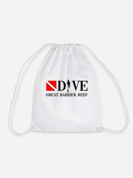 Dive - Great Barrier Reef - Australia - Turnbeutel - Weiß
