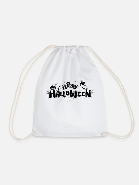 Halloween SW - Turnbeutel - Weiß