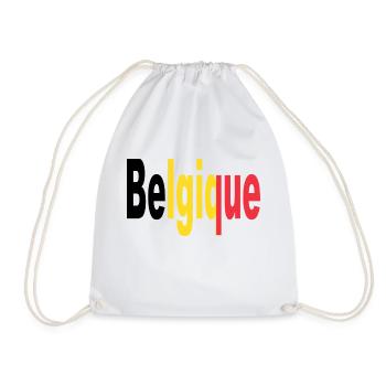 Belgique - Show your love for Belgium - Drawstring Bag - white - Front