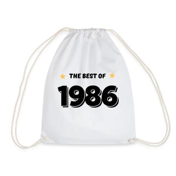 Best of 1986 - Drawstring Bag - white - Front