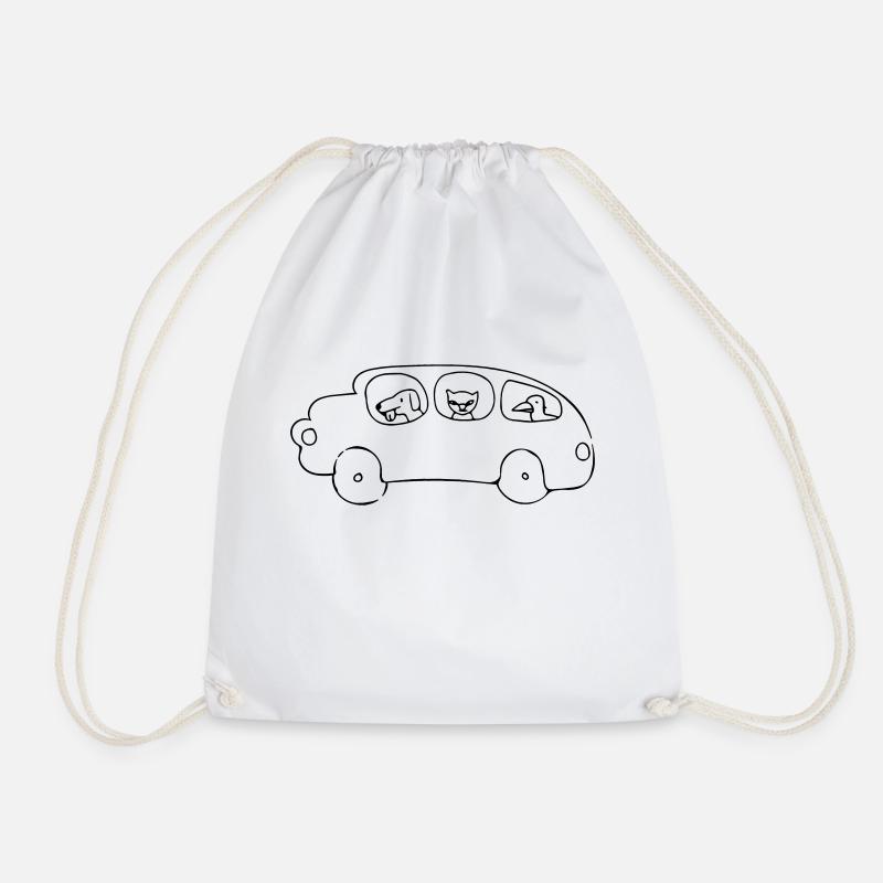 in this together - Drawstring Bag - white