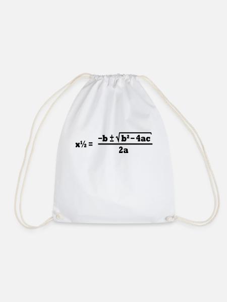 formule quadratique - Sac de sport léger - blanc