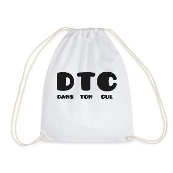 In Your Ass! - Drawstring Bag - white - Front