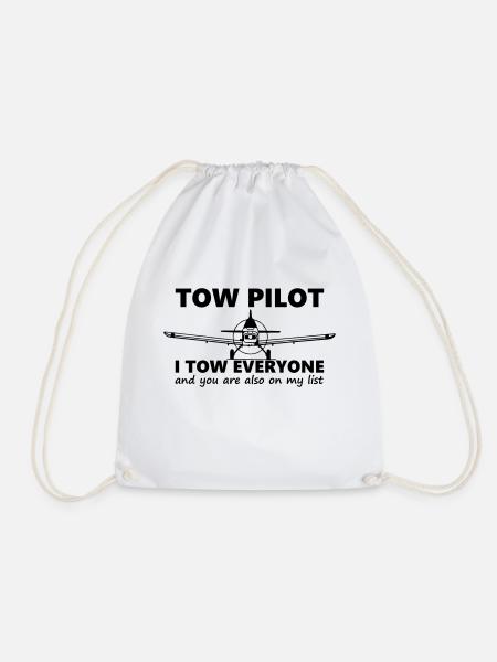 towpilot piper pa25 - Turnbeutel - Weiß