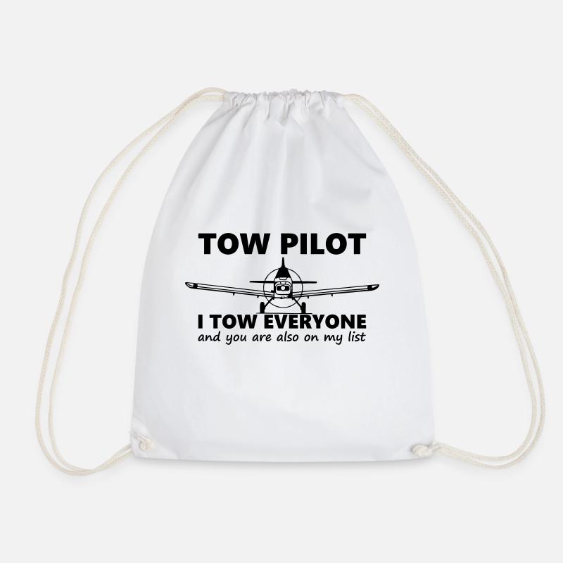 towpilot piper pa25 - Turnbeutel - Weiß