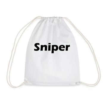 Sniper JH - Turnbeutel - Weiß - Vorne