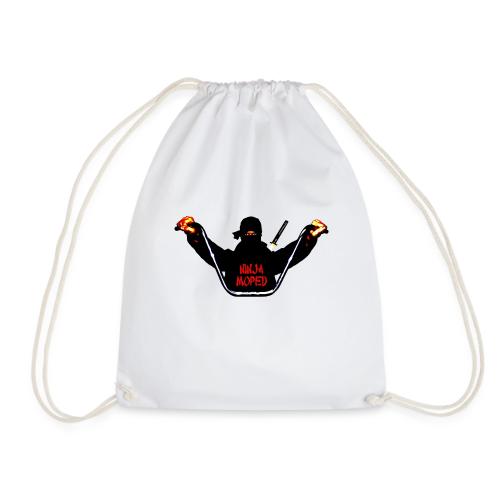 ninja moped - Drawstring Bag