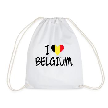 Belgium - Turnbeutel - Weiß - Vorne