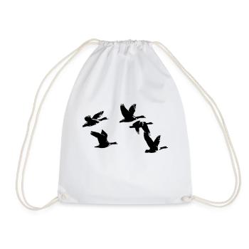 groupe oies rieuse - Sac de sport léger - blanc - Devant