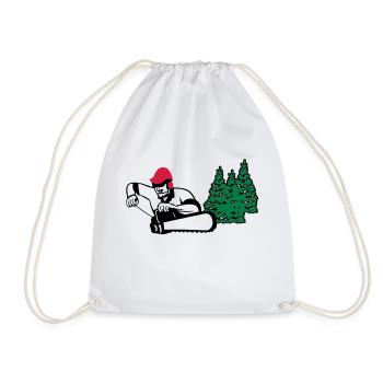 bûcheron - Sac de sport léger - blanc - Devant