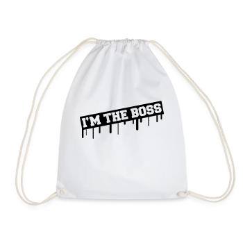I'm The Boss Graffiti - Sac de sport léger - blanc - Devant