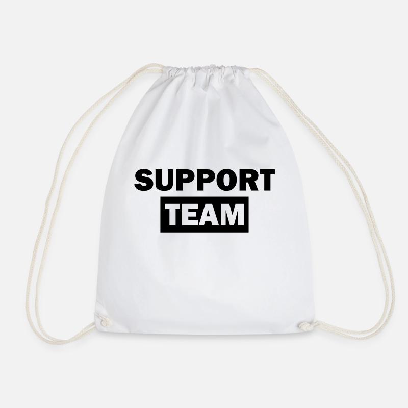 support team - Turnbeutel - Weiß