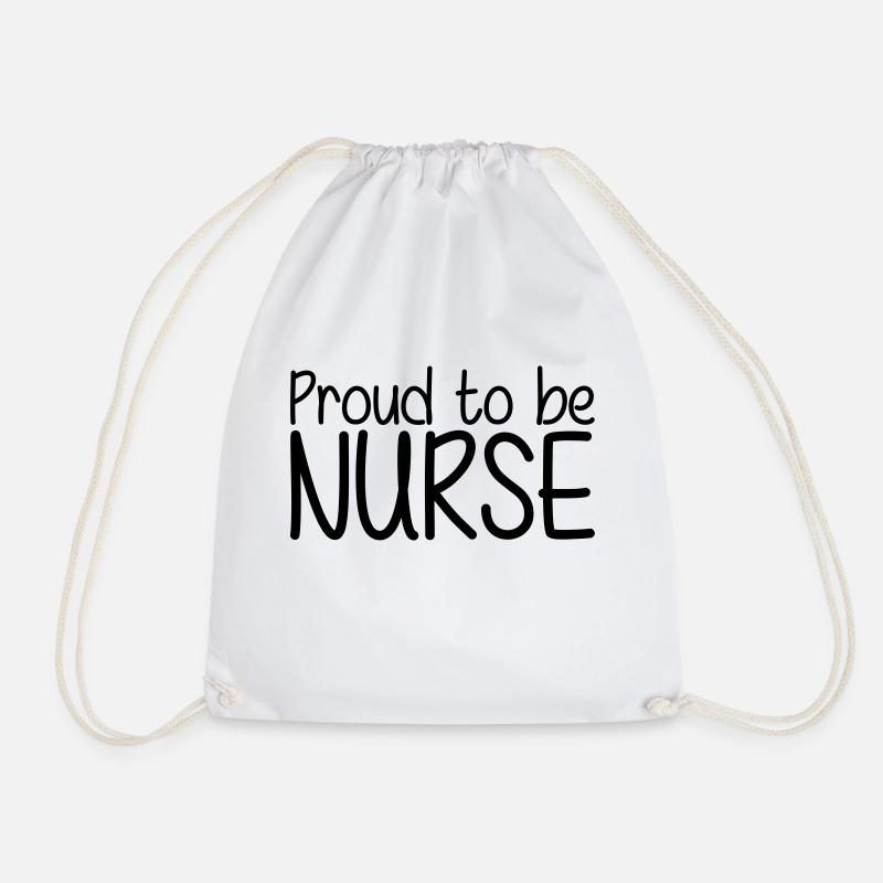 Proud to be Nurse - Turnbeutel - Weiß