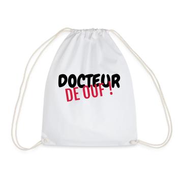 Doctor Arzt Médecin Docteur Medecine Life - Drawstring Bag - white - Front