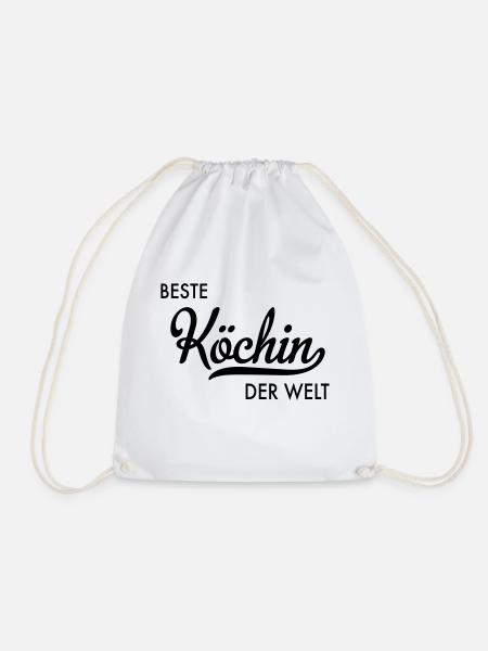 Beste Köchin der Welt - Turnbeutel - Weiß