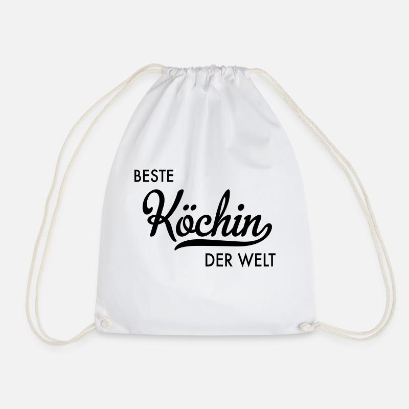 Beste Köchin der Welt - Turnbeutel - Weiß