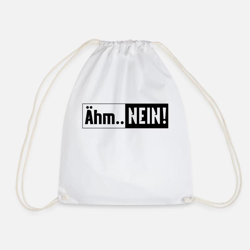 Ähm Nein! - Turnbeutel - Weiß