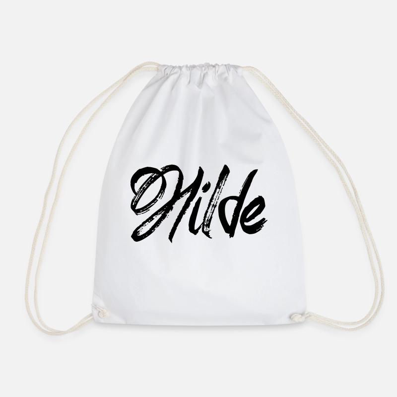 Hilde - Drawstring Bag - white