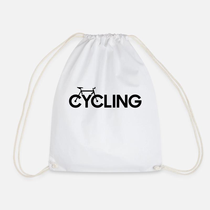Cycling Fahrrad - Turnbeutel - Weiß