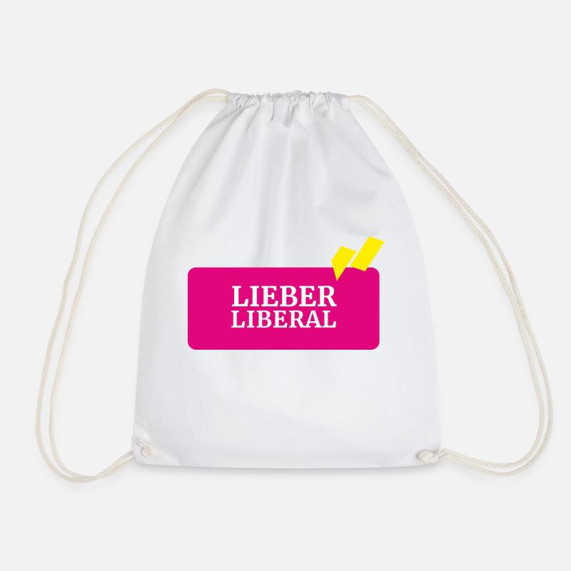 Lieber Liberal (Junge Liberale) (FDP) - Turnbeutel - Weiß
