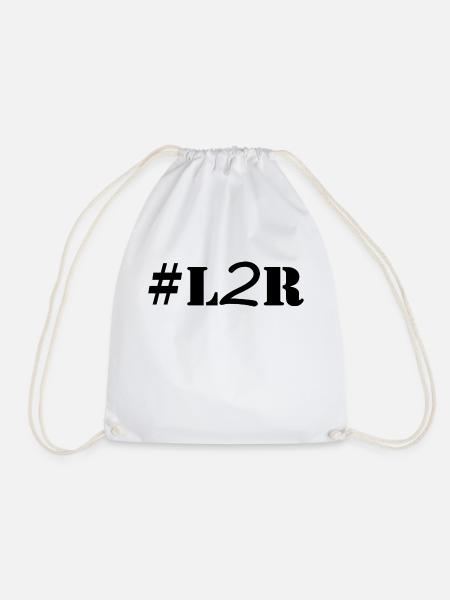 #l2r - Turnbeutel - Weiß